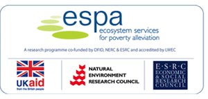 espa logo. ecosystem services for poverty alleviation